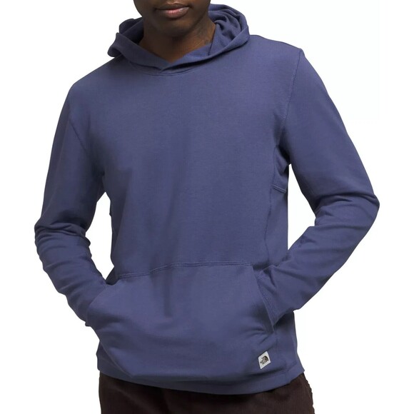 The North Face Men's Hoodie‎ Terry TNF Slim Fit Large Cave Blue HF0A7UT210D 2XL - Picture 1 of 6